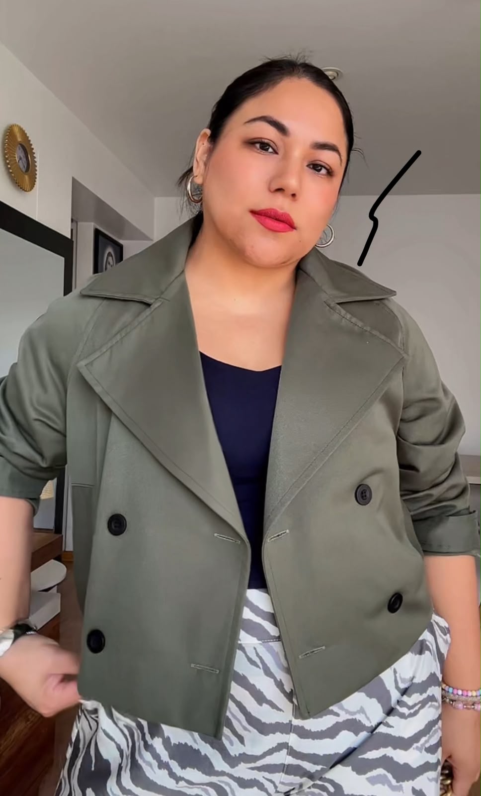 Gabardina Corta Diana